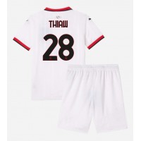 AC Milan Malick Thiaw #28 Bortatröja Barn 2024-25 Kortärmad (+ Korta byxor)